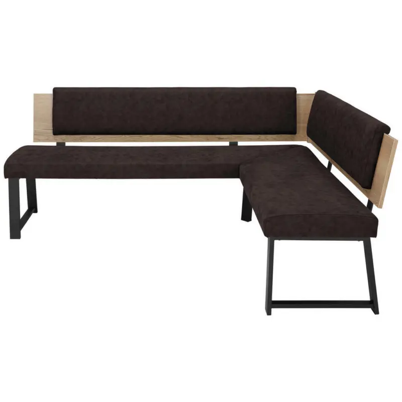Eckbank 200/160 cm in Dunkelbraun