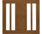 Hornbach Einzeltor Konsta Fenris ohne Schloßfräsung 90 x 90 cm kirschbaum
