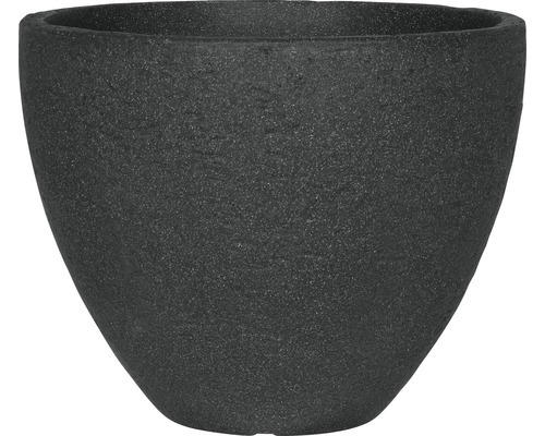 Pflanztopf geli Stone Kunststoff Ø 40 H 31 cm anthrazit