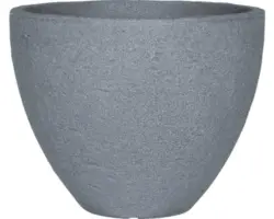 Pflanztopf geli Stone Kunststoff 40x40x31 cm grau