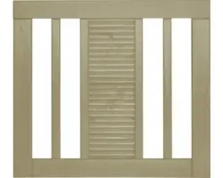 Einzeltor Konsta Fenris ohne Schloßfräsung 90 x 90 cm kesseldruckimprägniert