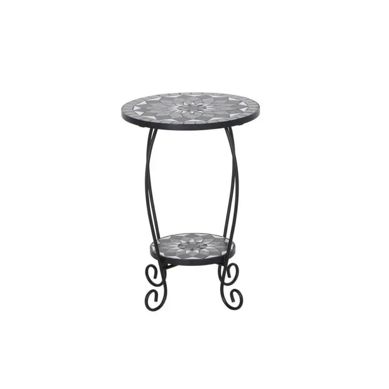 Blumenständer in Metall, Keramik 41/41/59 cm