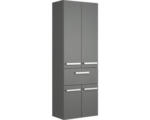 Hornbach Hochschrank Pelipal Xpressline mit Wäschekippe 168x60x33 cm grau