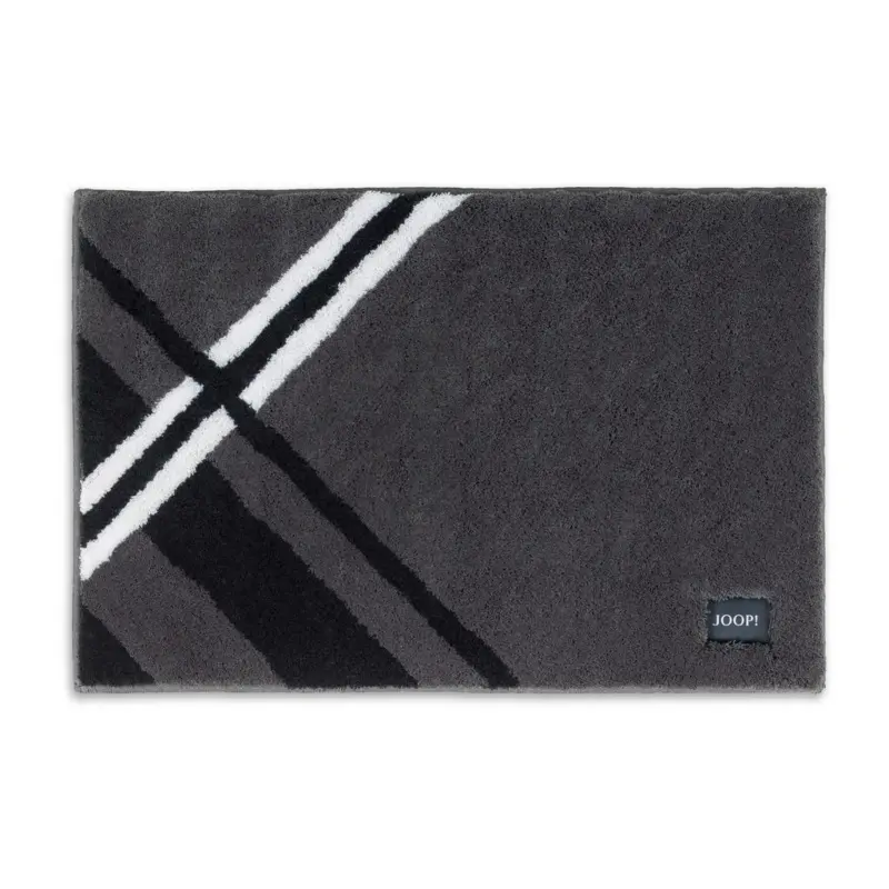 Badteppich 50/60 cm Anthrazit, Grau