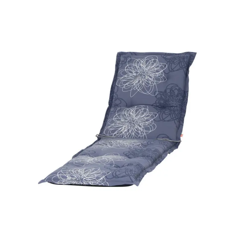 Liegenauflage in Blau Blume