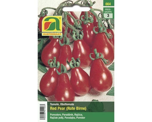 Gemüsesamen Austrosaat Tomate 'Red Pear' (Rote Birne)