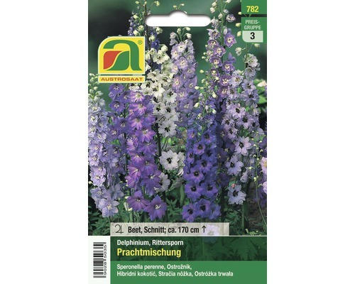 Blumensamen Austrosaat 'Delphinium/Stauden-Rittersporn Prachtmischung'