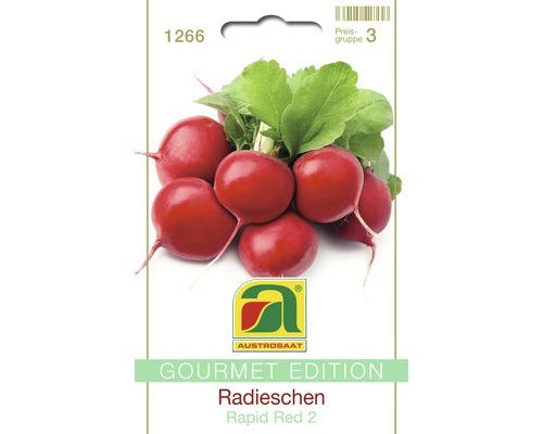 Gemüsesamen Austrosaat Radieschen 'Rapid Red 2'