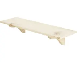 Wandregal Dolle Regale naturholz hell 16 x 720 x 180 mm Tragkraft 15 kg