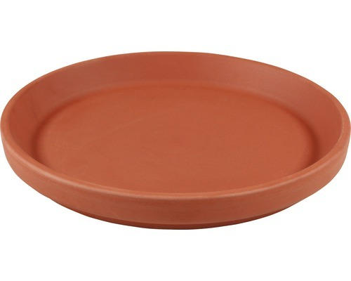 Blumentopf Untersetzer XLU Ton Ø 14,2 H 2 cm terracotta