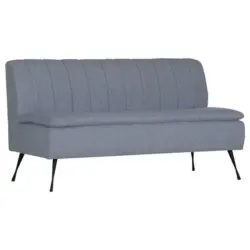 Küchensofa in Holz, Textil Hellblau