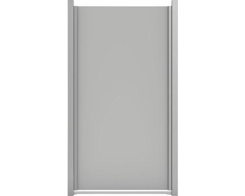 Zaun Belfort 90 x 180 cm grau