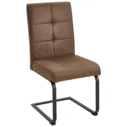 Schwingstuhl in Eisen Mikrofaser