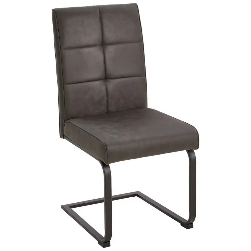 Schwingstuhl in Eisen Mikrofaser