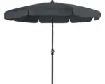 Hornbach Sonnenschirm Marktschirm Doppler GS Sunline Neo Ø 150 cm Polyester anthrazit