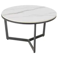 Couchtisch in Metall, Keramik