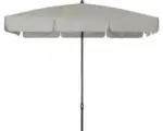 Hornbach Sonnenschirm Mittelstockschirm Doppler Sunline Neo 185x120 cm Polyester hellgrau
