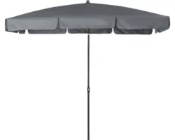 Sonnenschirm Mittelstockschirm Doppler Sunline Neo 225x120 cm Polyester anthrazit