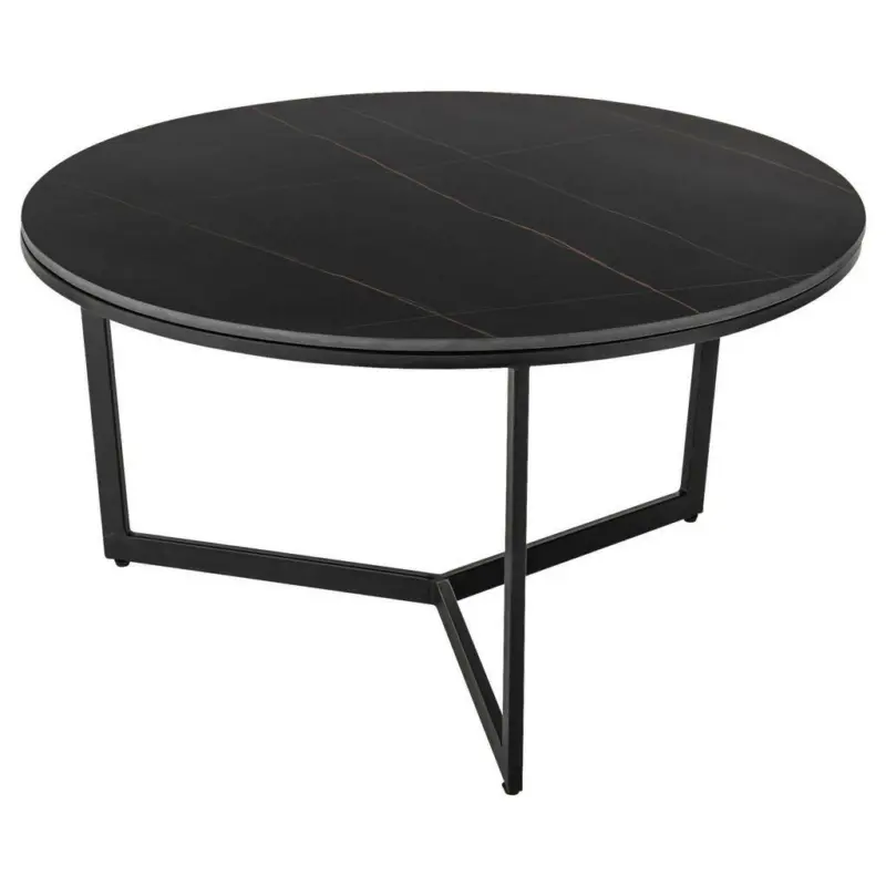 Couchtisch in Metall, Keramik