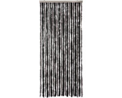 Türvorhang Flausch schwarz-grau 90x200 cm