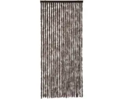 Türvorhang Flausch dunkelbeige 90x200 cm