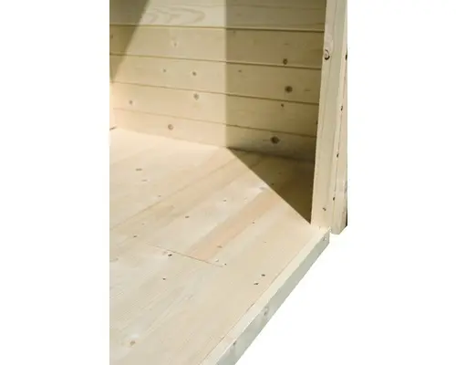 Fußboden Karibu für Sockelmaß 364x244 cm