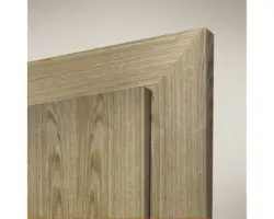 Komplettzarge CPL Raucheiche, Rundkante 14,5x70,8x201,6 cm rechts