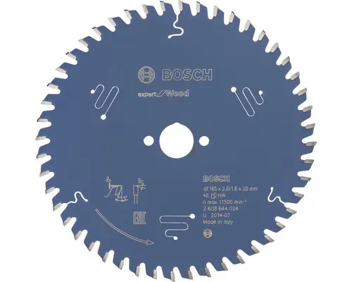 Kreissägeblatt Expert for Wood Ø 165x20 mm Z 48
