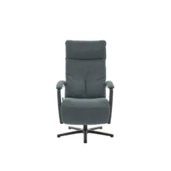 Relaxsessel in Textil Blaugrau