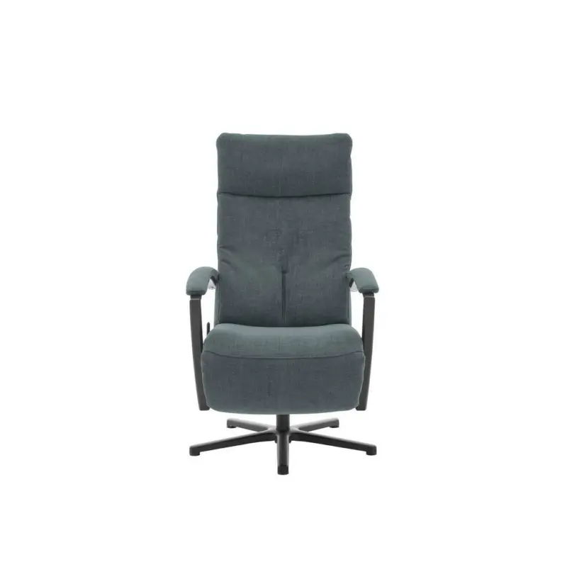 Relaxsessel in Textil Blaugrau