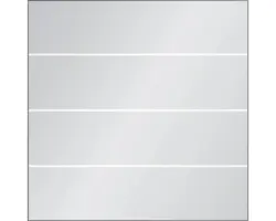 Hauptelement Vidrio Glas 120x120 cm Streifen