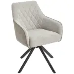 XXXLutz Lauterach - Ihr M&ouml;belhaus bei Bregenz Armlehnstuhl in Eisen Webstoff, Leinenoptik