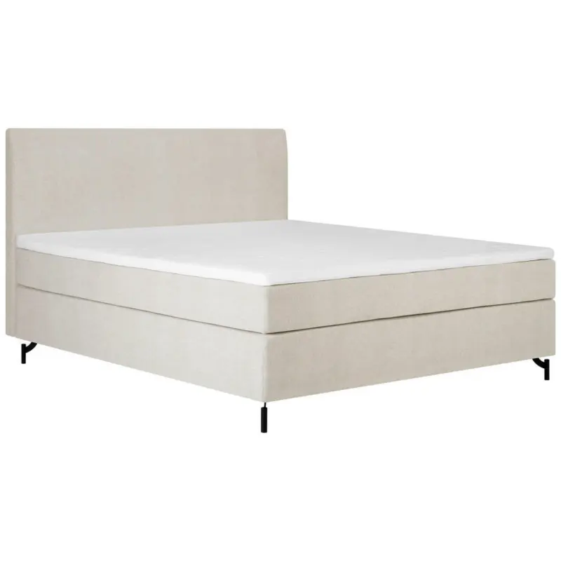 Boxspringbett 180/200 cm in Creme