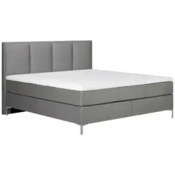 Boxspringbett 140/200 cm in Grau