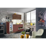 XXXLutz Spittal - Ihr Möbelhaus in Spittal an der Drau Miniküche 180 cm in Rot, Nussbaumfarben