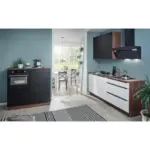 XXXLutz Lauterach - Ihr M&ouml;belhaus bei Bregenz K&uuml;chenleerblock 120/210 cm in Schwarz, Wei&szlig;, Nussbaumfarben