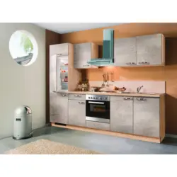 K&uuml;chenblock 270 cm in Eichefarben