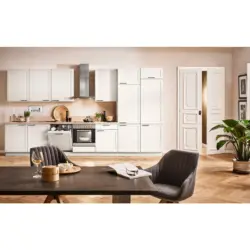 Küchenleerblock 420 cm in Eichefarben, Magnolie