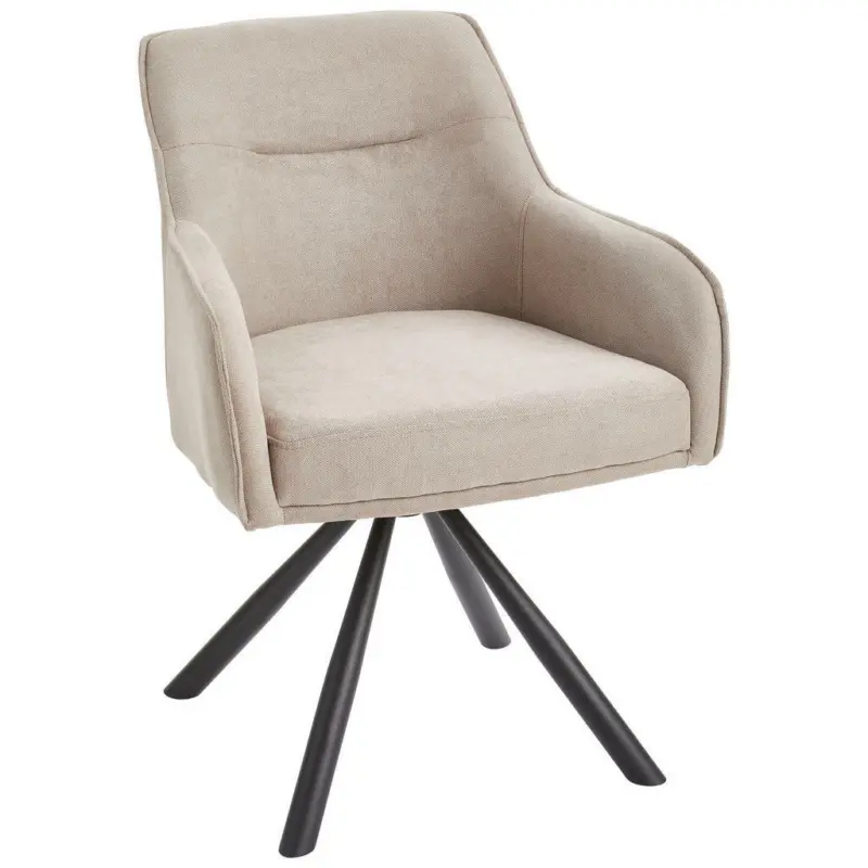 Armlehnstuhl in Eisen Webstoff