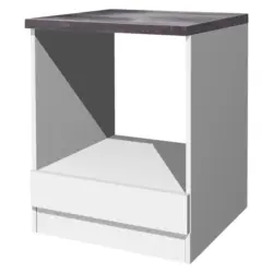 Herdumbauschrank 60/86/57 cm in Weiß