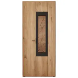 Schrank in Schwarz, Wildeiche