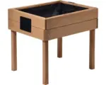 Hornbach Kinder-Hochbeet auf Stelzen mit Kreidetafel 40x50x45 cm braun