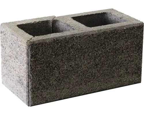 Mauerstein Modern Rauchquarz Ecke rechts 90° feingestrahlt 20x40 cm