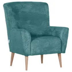 Sessel in Cord Petrol