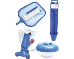 Hornbach Poolreinigungs-Set Planet Pool inkl. Kescher, Stange, Poolthermometer, Venturisauger & Dosierschwimmer
