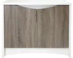 Hornbach Aquarium Unterschrank Fluval Flex 123 l 82,8 x 36,4 x 69 cm weiß-helles Holz