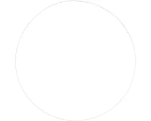 Metallring weiß Ø 18 cm