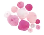 Hornbach Acryl-Pompons mit Öse rosa Mix ca. 45 Stück