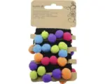 Hornbach Pompon Girlande bunt schwarzes Band 1 m