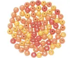 Hornbach Holzperle orange-mix 8 mm 80 Stück